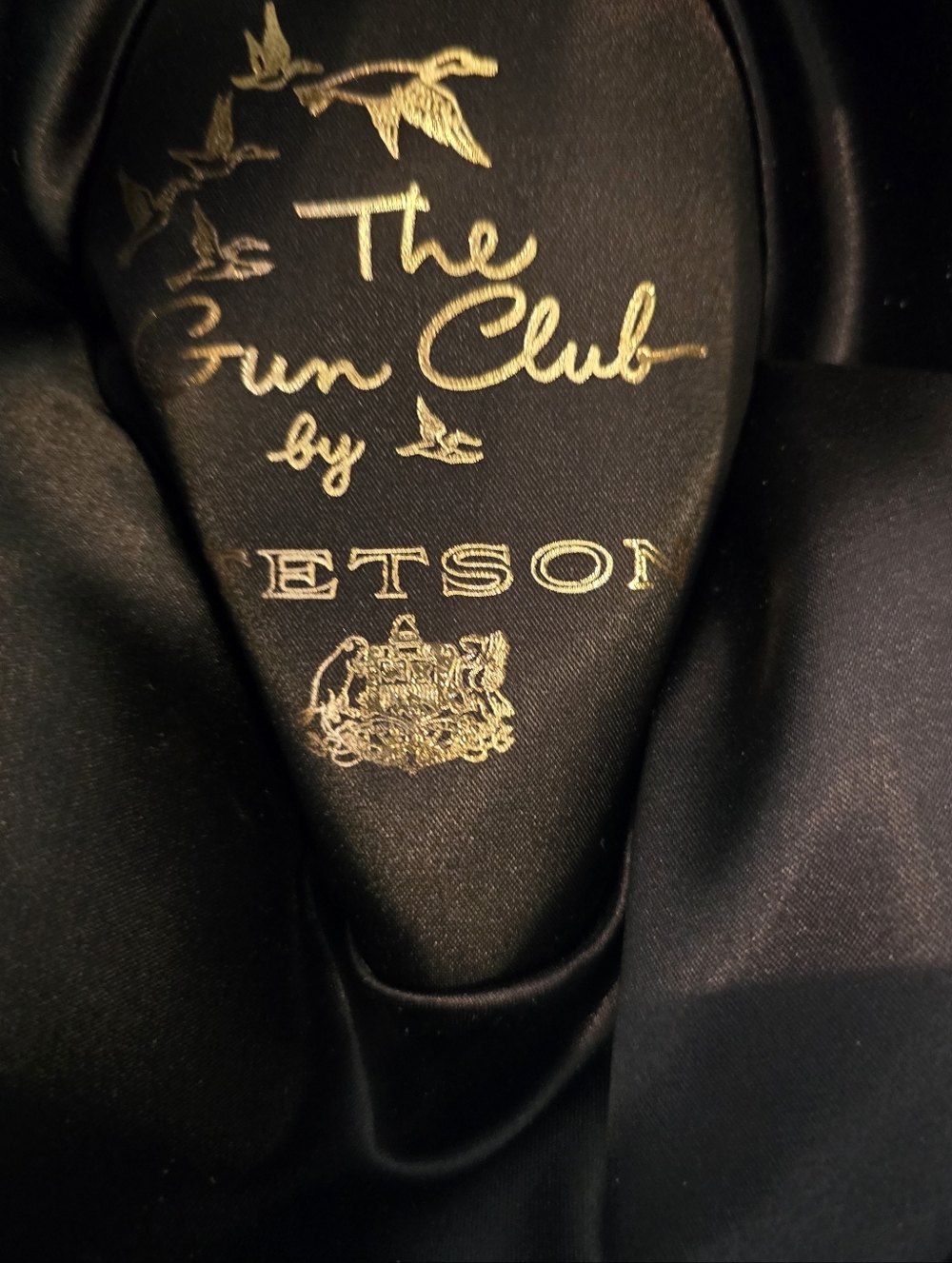 STETSON THE GUN CLUB 5x Black Felt Cowboy Hat Cowgirl Hat 6 7/8 Western Dune - Picture 6 of 6